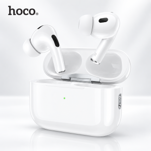 HOCO EW47 ΑΣΥΡΜΑΤΑ ΑΚΟΥΣΤΙΚΑ BLUETOOTH ΜΕ ΘΗΚΗ ΦΟΡΤΙΣΗΣ ΛΕΥΚΑ