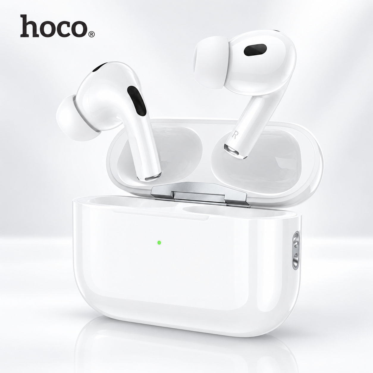 HOCO EW47 ΑΣΥΡΜΑΤΑ ΑΚΟΥΣΤΙΚΑ BLUETOOTH ΜΕ ΘΗΚΗ ΦΟΡΤΙΣΗΣ ΛΕΥΚΑ
