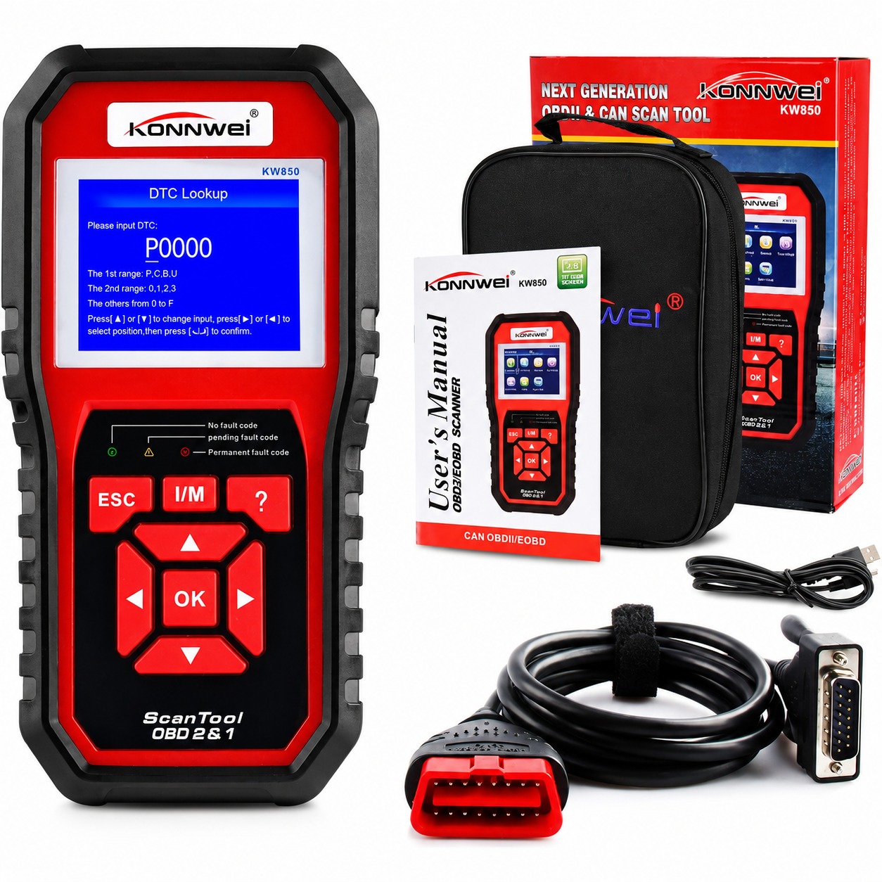 KONNWEI KW850 διαγνωστικό OBD2