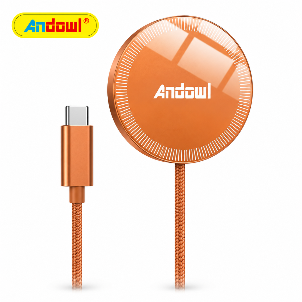 ANDOWL A53 ΜΑΓΝΗΤΙΚΟΣ ΑΣΥΡΜΑΤΟΣ ΦΟΡΤΙΣΤΗΣ 30W TYPE-C