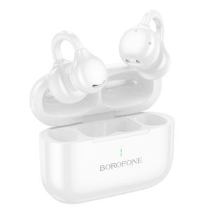 BOROFONE BW95 ΑΣΥΡΜΑΤΑ ΑΚΟΥΣΤΙΚΑ CLIP-ON TWS ΛΕΥΚΑ