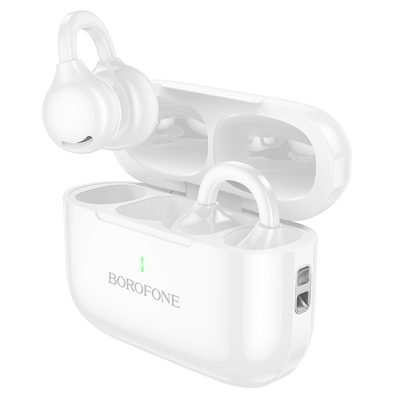 BOROFONE BW95 ΑΣΥΡΜΑΤΑ ΑΚΟΥΣΤΙΚΑ CLIP-ON TWS ΛΕΥΚΑ - Image 2