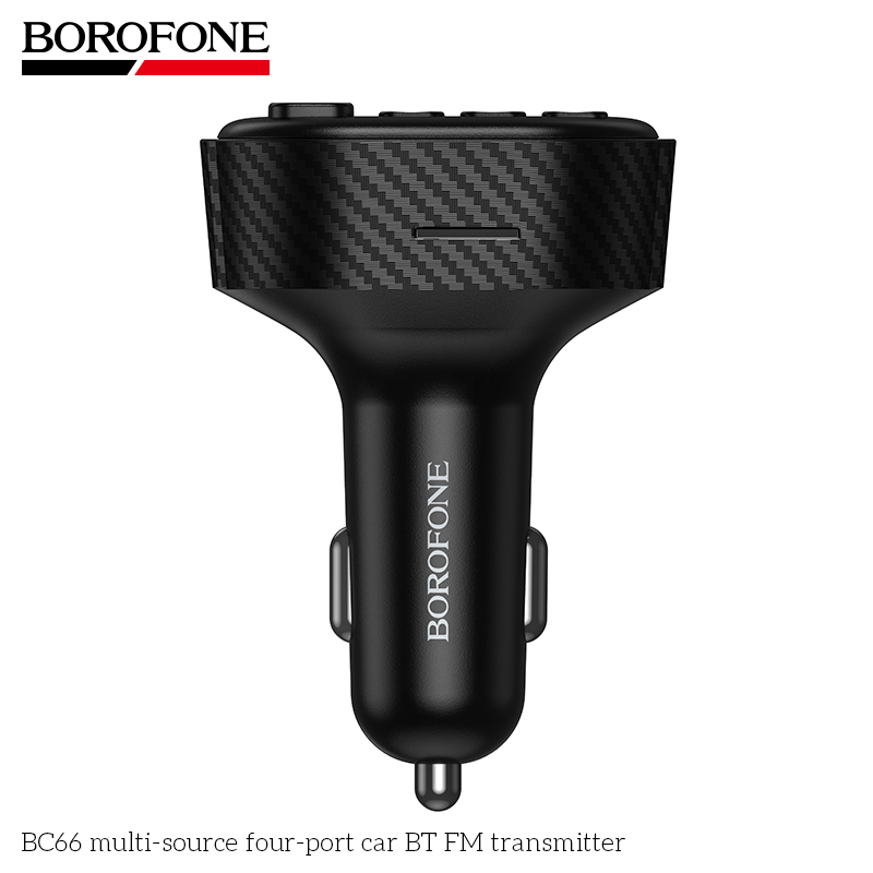 BOROFONE BC66 ΠΟΜΠΟΣ FM BLUETOOTH ΑΥΤΟΚΙΝΗΤΟΥ 4 ΘΥΡΩΝ ΜΑΥΡΟΣ - Image 4