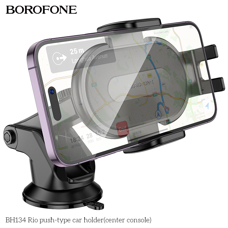 BOROFONE BH134 ΒΑΣΗ ΚΙΝΗΤΟΥ ΑΥΤΟΚΙΝΗΤΟΥ ΤΑΜΠΛΟ ΜΑΥΡΗ - Image 4