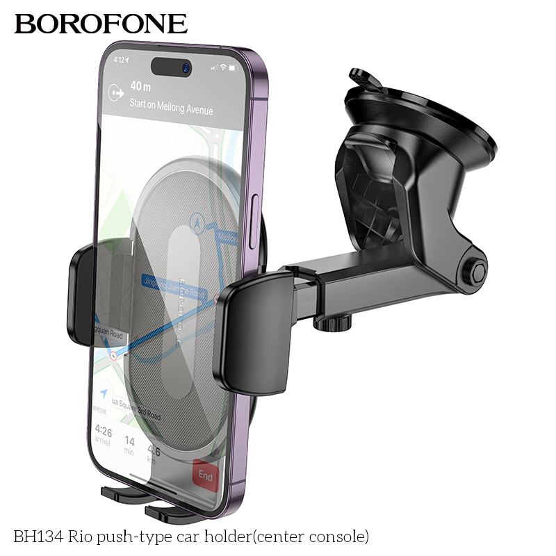 BOROFONE BH134 ΒΑΣΗ ΚΙΝΗΤΟΥ ΑΥΤΟΚΙΝΗΤΟΥ ΤΑΜΠΛΟ ΜΑΥΡΗ - Image 5