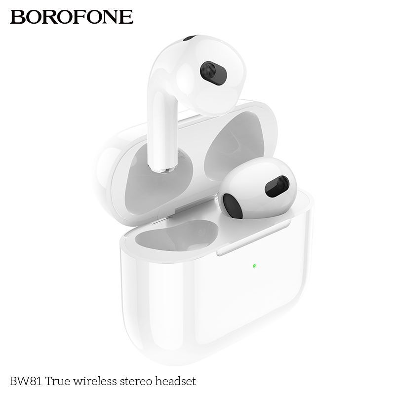 BOROFONE BW81 ΑΣΥΡΜΑΤΑ ΑΚΟΥΣΤΙΚΑ TWS BLUETOOTH ΛΕΥΚΑ - Image 5