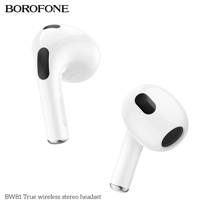 BOROFONE BW81 ΑΣΥΡΜΑΤΑ ΑΚΟΥΣΤΙΚΑ TWS BLUETOOTH ΛΕΥΚΑ - Image 6