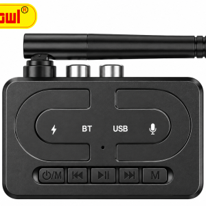 ANDOWL Q-AU6 ΠΟΜΠΟΣ ΚΑΙ ΔΕΚΤΗΣ ΗΧΟΥ AUX BLUETOOTH TX/RX 2 ΣΕ 1