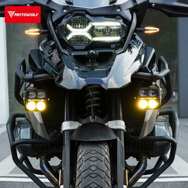 MOTOWOLF L3 ΠΡΟΒΟΛΕΑΣ LED ΜΟΤΟΣΥΚΛΕΤΑΣ 4 LED 120W ΜΑΥΡΟΣ IP67 - Image 3